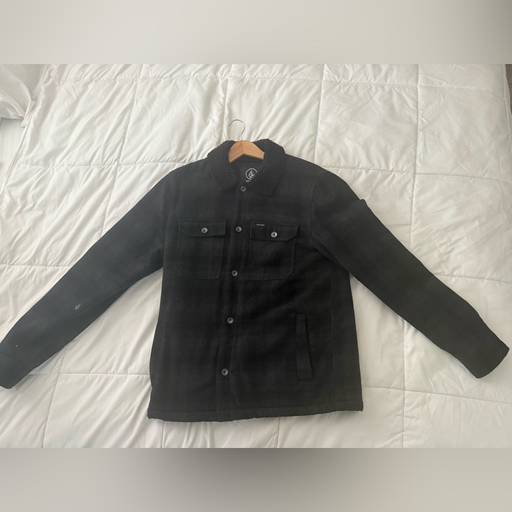 Volcom Men's Black Heavy Flannel